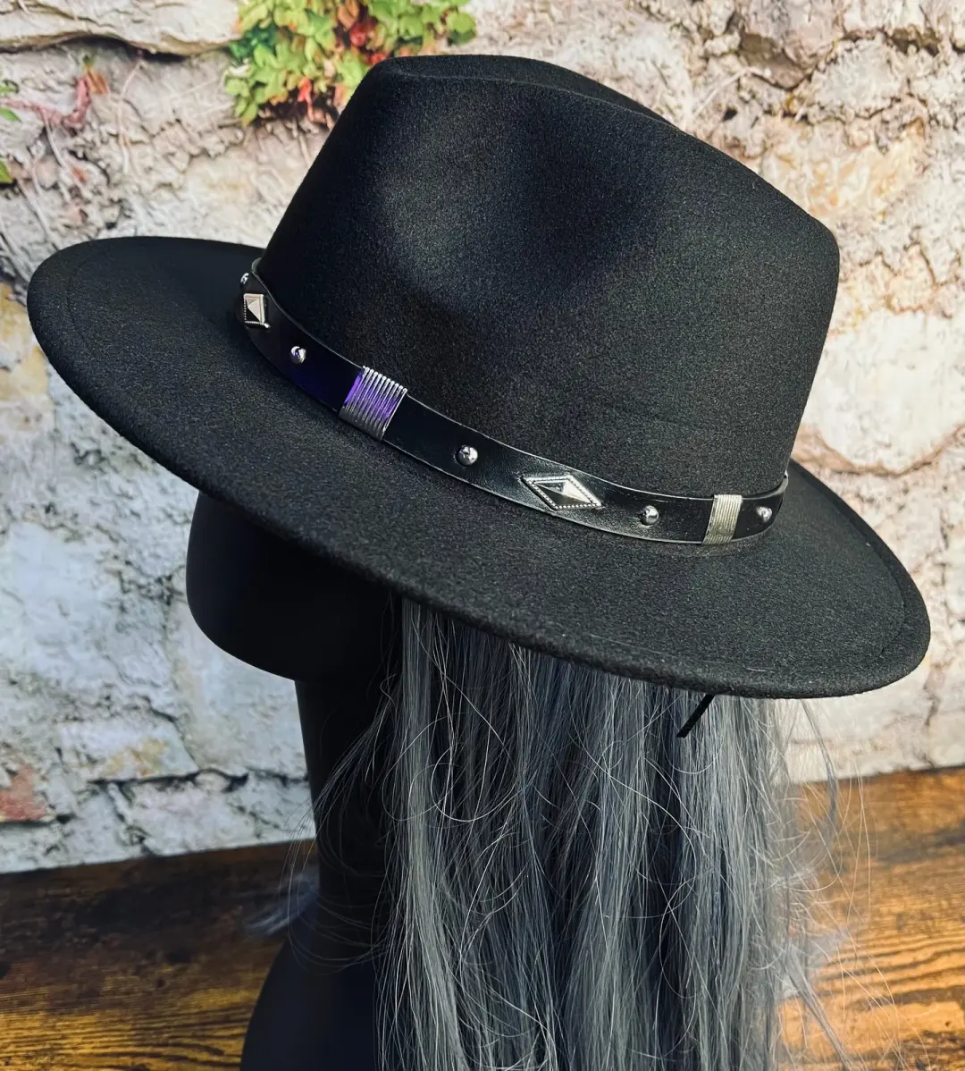 Plain Western Vegan Felt Hat