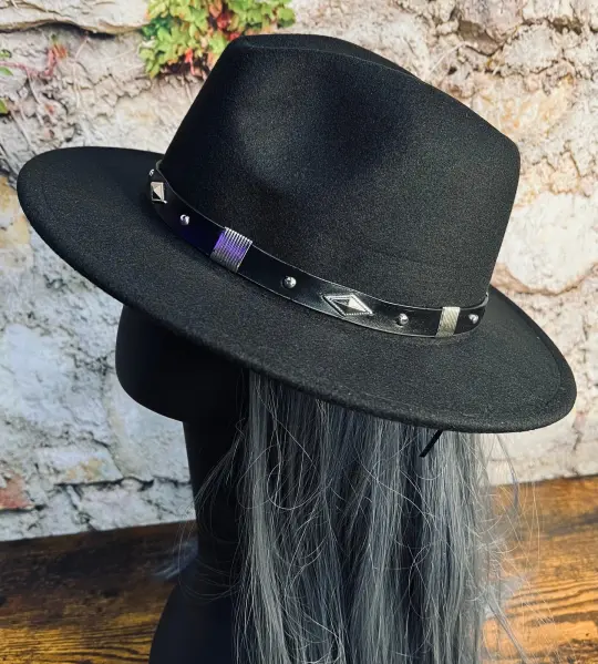 Plain Western Vegan Felt Hat