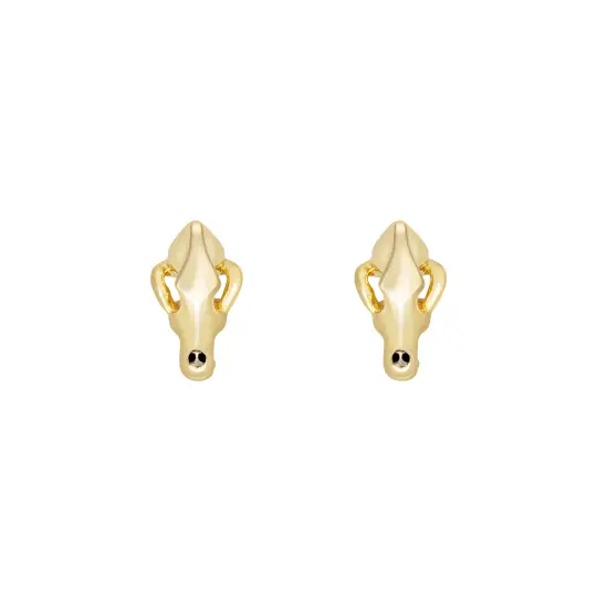 Wolf Skull Studs