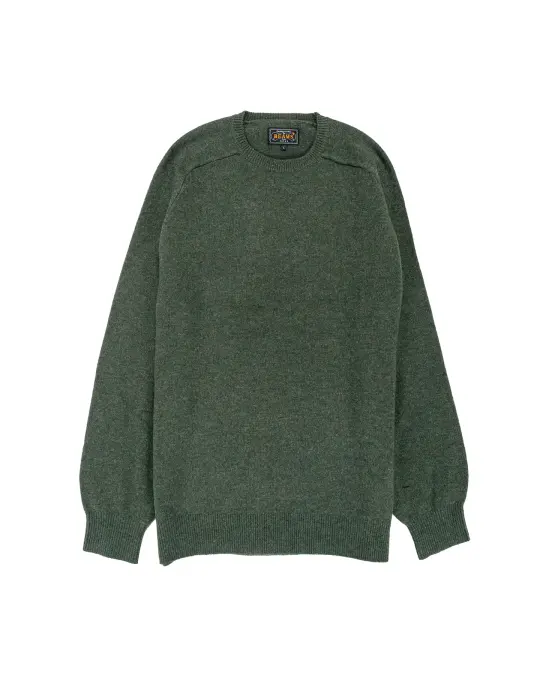 Beams Plus Crew 9G Green