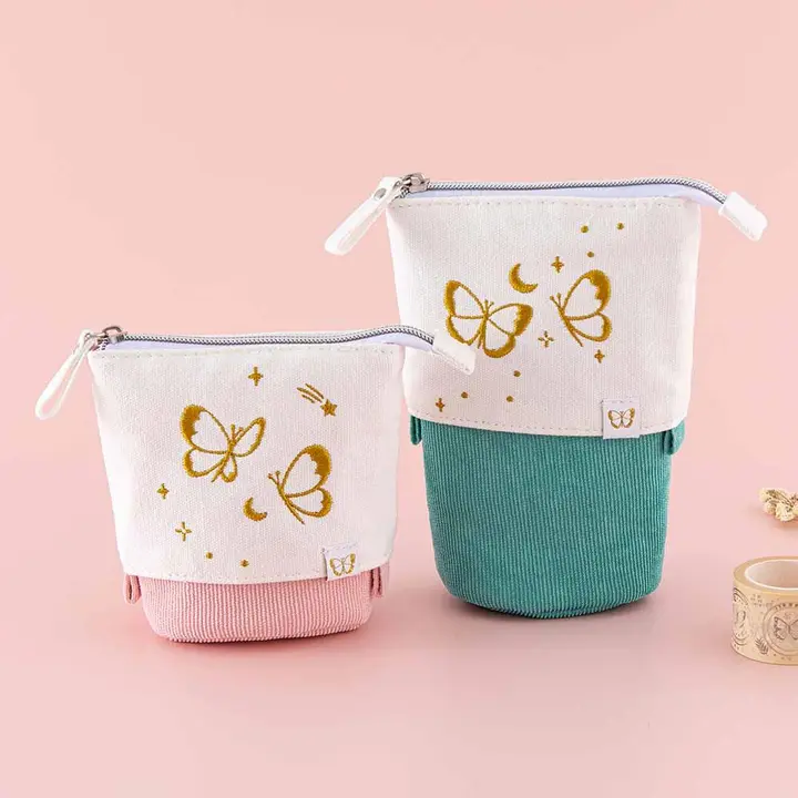 Tsuki ‘Flutter + Dream’ Pop-Up Pencil Case by Notebook Therapy x Pelinkan ☾