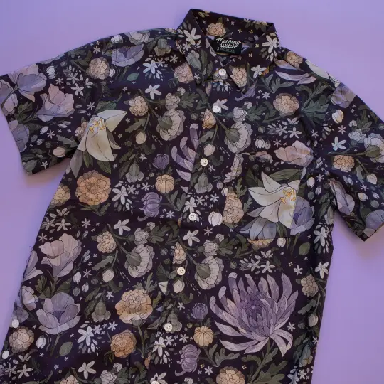 PREORDER [BUTTON DOWN SHIRT] Deathly Bouquet