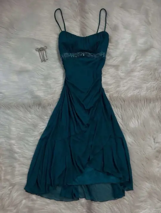 Minimalist Navy Prom Dress,A-Line Spaghetti Straps Bodycon Maxi Cocktail Dress Cami Dress RS1055