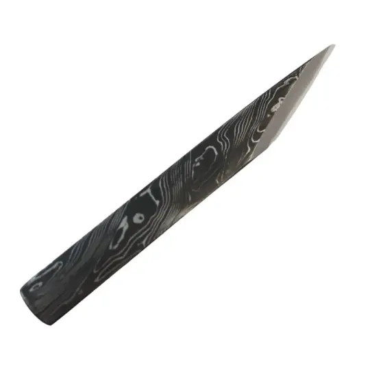Kiridashi- White #2 Twisted River Damascus Knife.