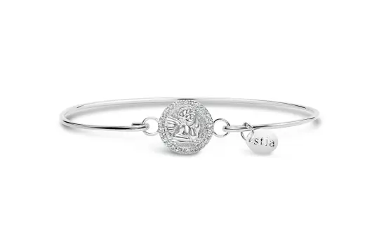Pavé Icon Bracelet Cherub