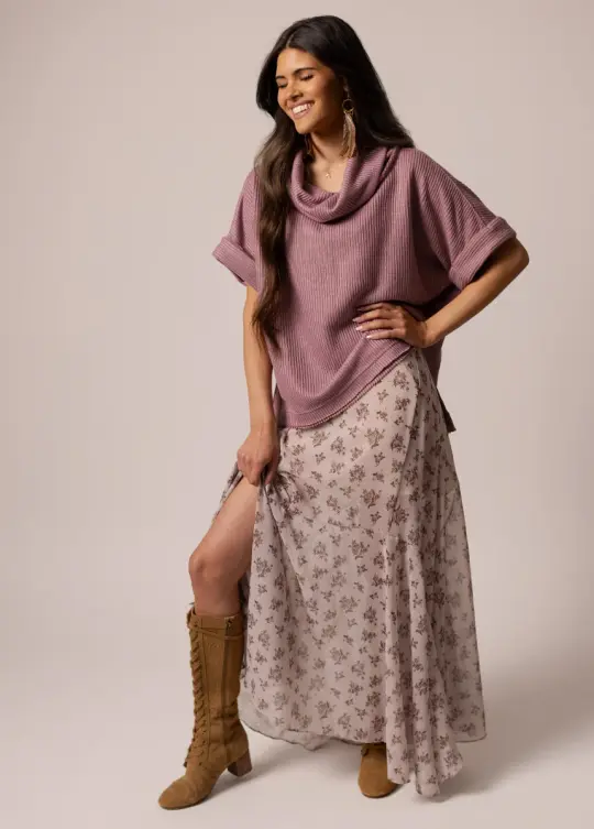 Laynie Top in Lilac