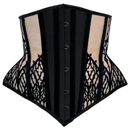 VAMPIRIC DECORATIVE UNDERBUST - (NUDE)