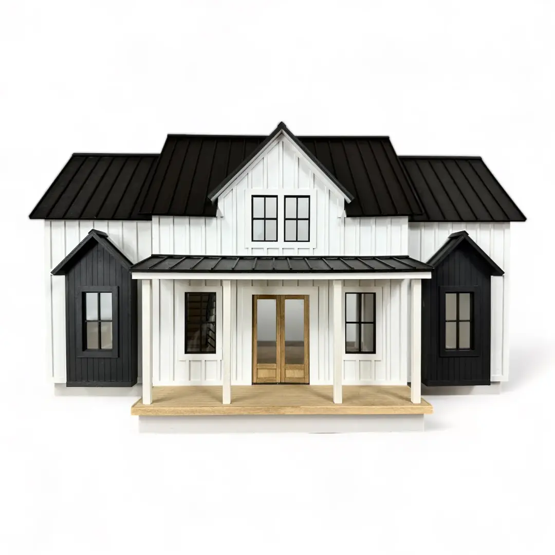 The Abilene: Modern Farmhouse Kit in 1:24 Scale