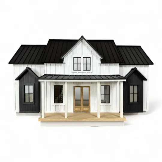The Abilene: Modern Farmhouse Kit in 1:24 Scale