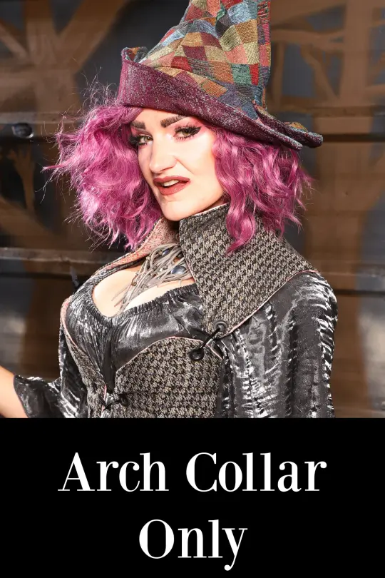 19. Detachable Archer Collar Straps in Book Binder - THE HEXES, HEMS & HYSTERIA COLLECTION