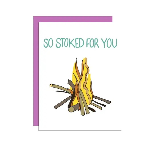 Wild Lettie - So Stoked Card