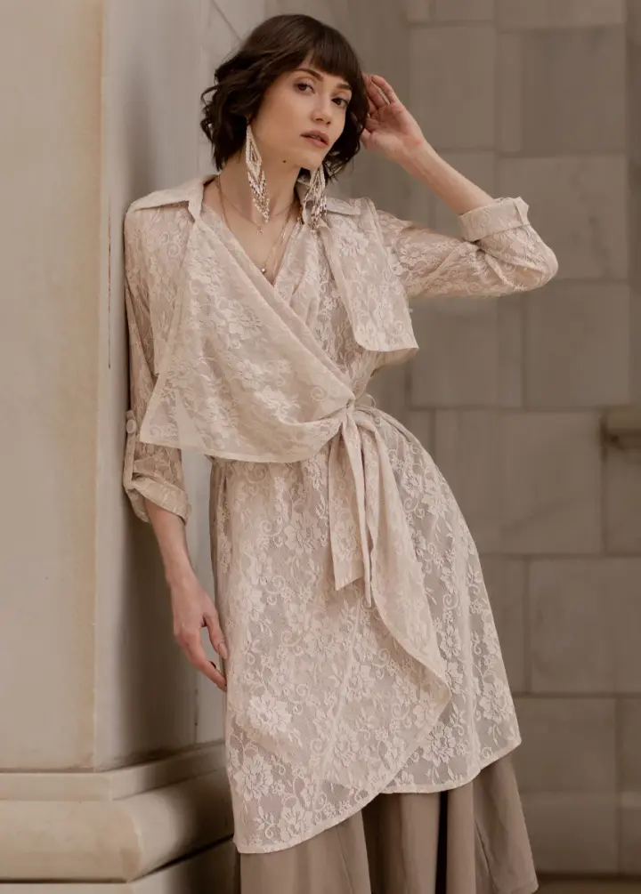 Ari Duster in Cream