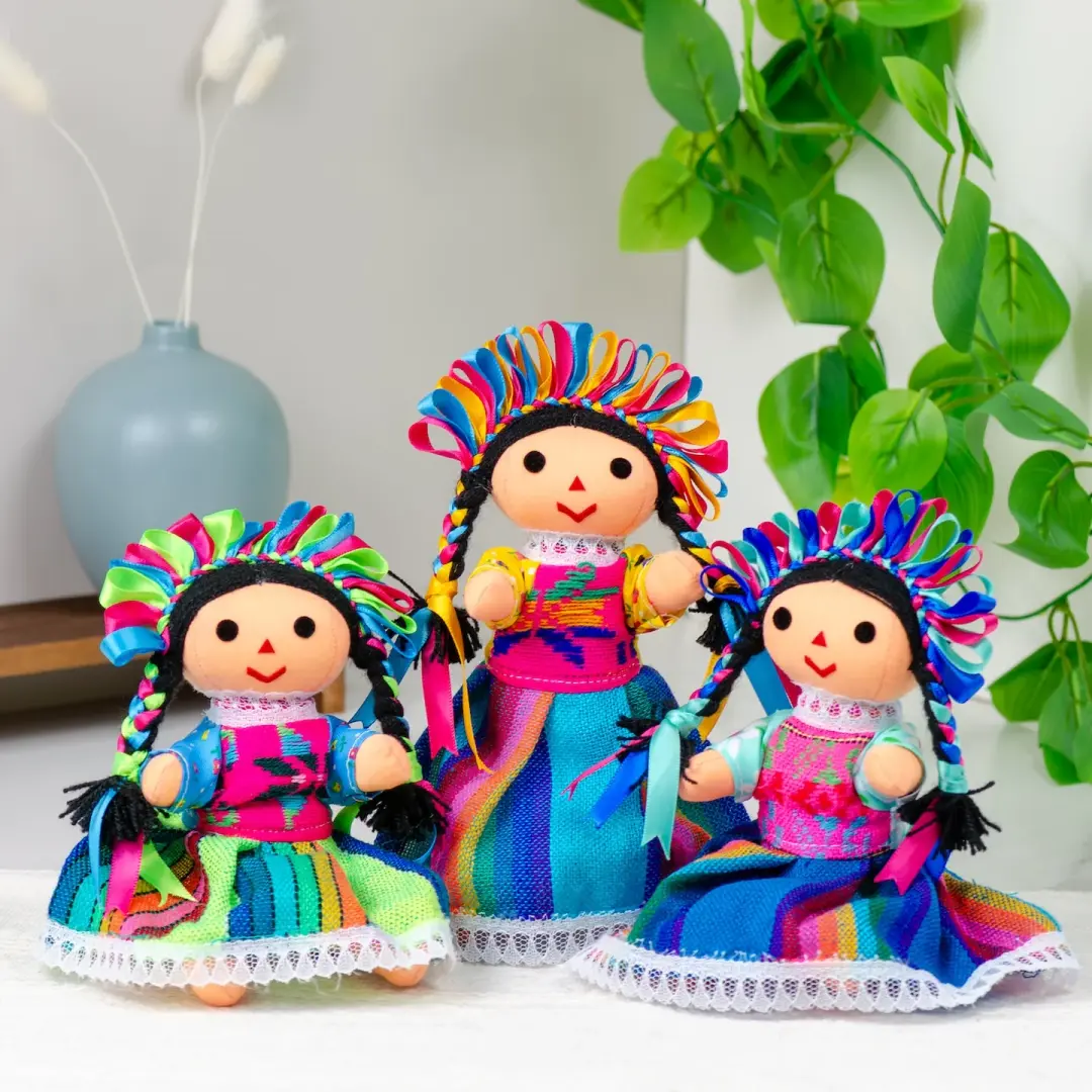 Small- Lupita Traditional Mexican Lelé Doll