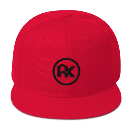 CJAK logo - Black on Red