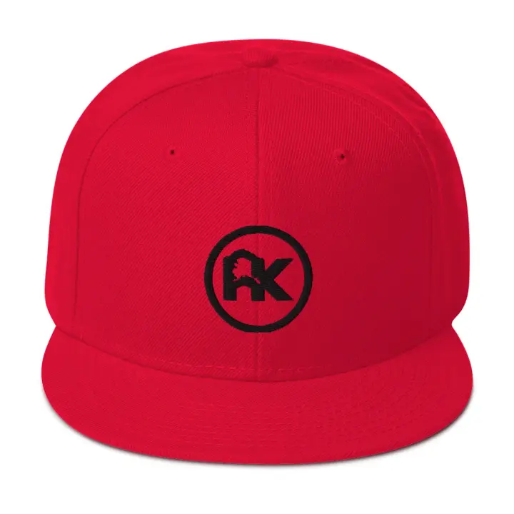 CJAK logo - Black on Red