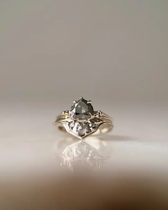 Rib Vault // 14kw + 1.31ct Diamond