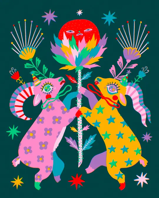 Goat Party! - Print