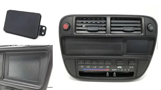 1996-2000 Honda Civic Clock Delete / Dashboard Pocket Blanking Plate