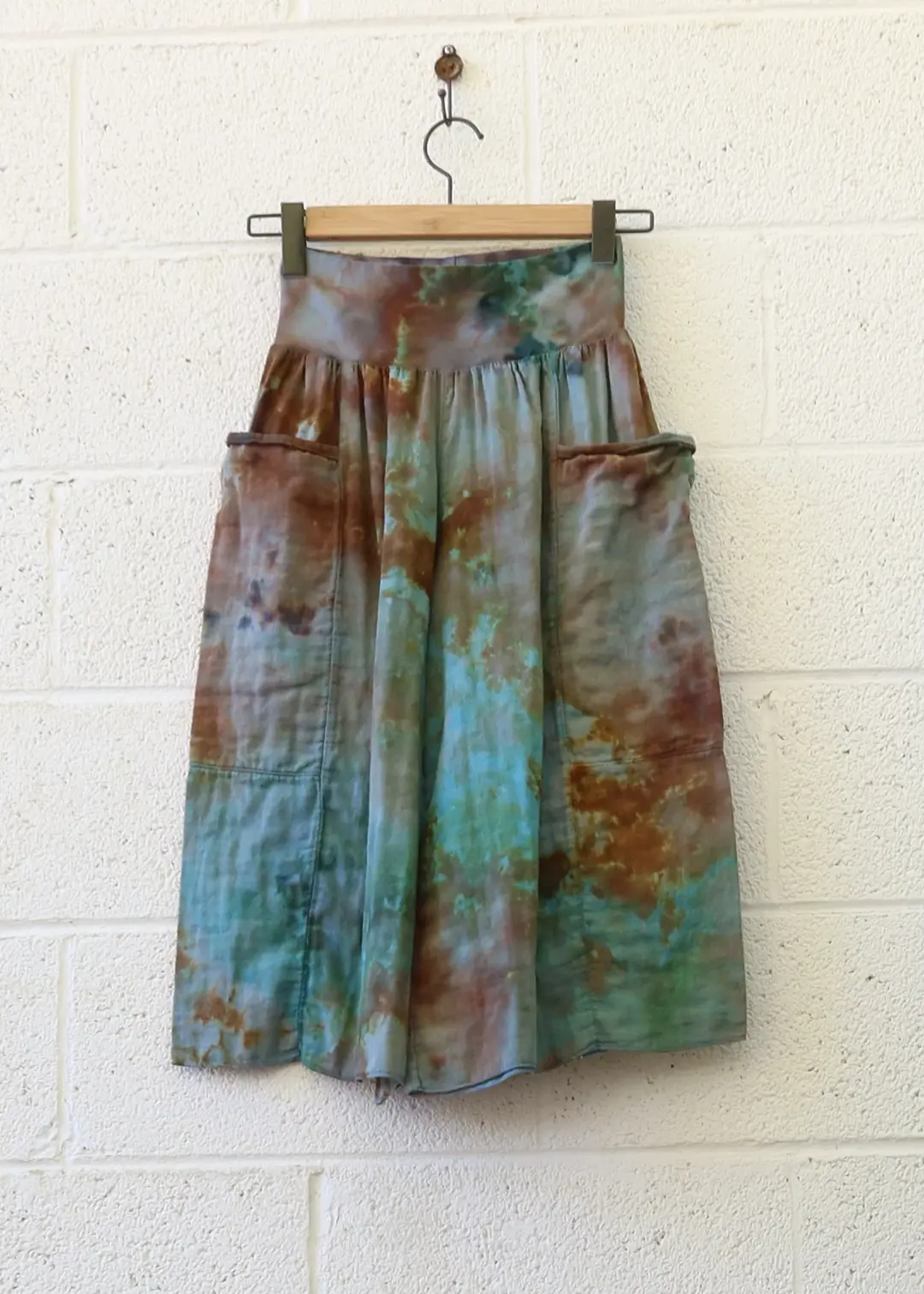 OOAK - Anoki Perfect Pocket Gaucho / XS / Double Gauze / Ice Dye (11)