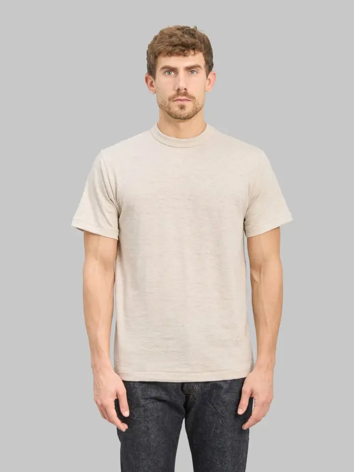 Warehouse & Co 4601 Plain T-Shirt Oatmeal