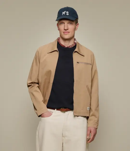 Zipped Twill Jacket