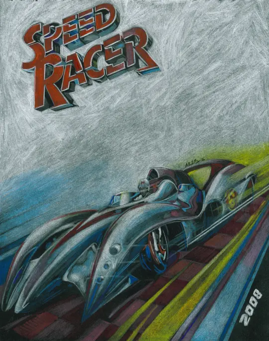 “Racing hasn’t changed, and it never will.” SPEED RACER Art Print