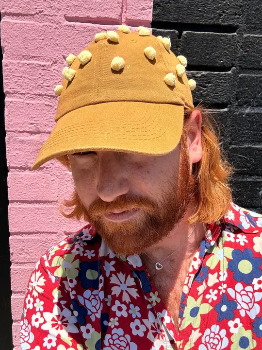 Pom Pom Hat - Camel