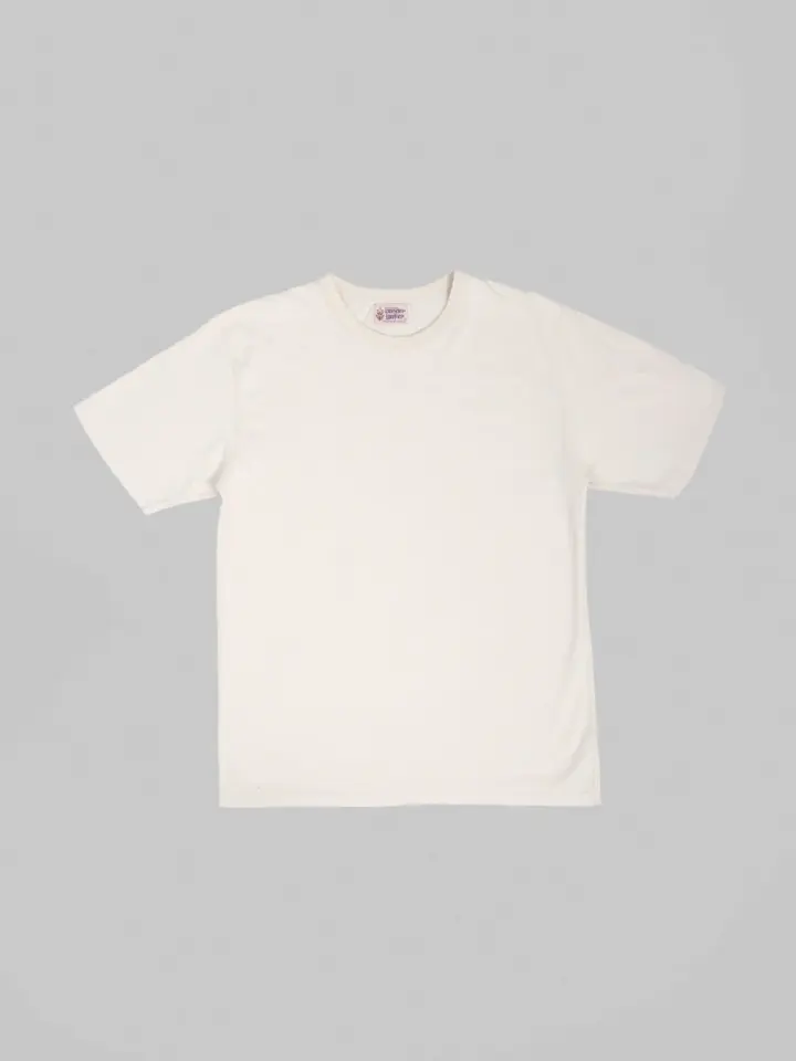 Wonder Looper Suvin Gold Tsuriami T-Shirt Ecru