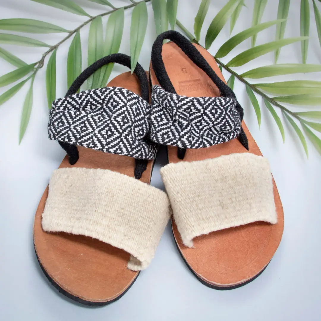 Xadani Pedal Loom Flat Sandals