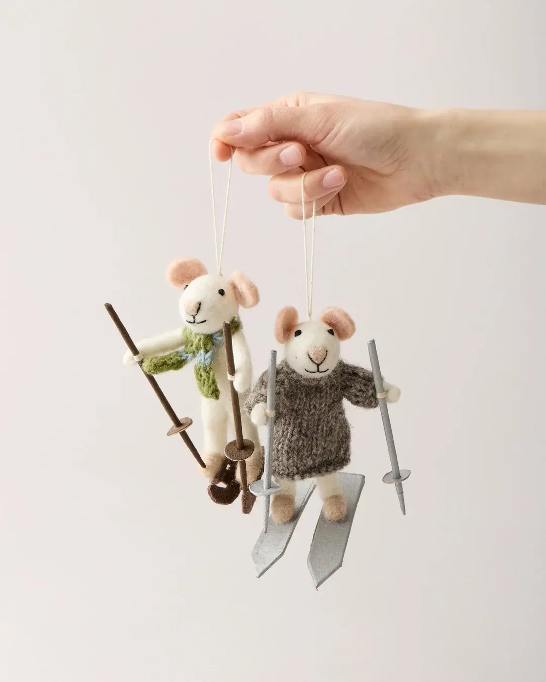 Winter Woolen Mouse Ornament