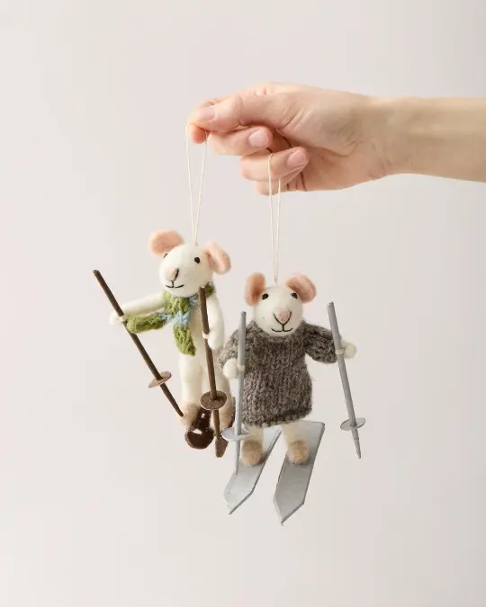 Winter Woolen Mouse Ornament