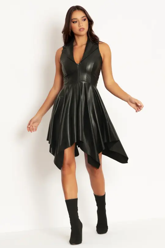 Roamer Warm Zip Handkerchief Dress