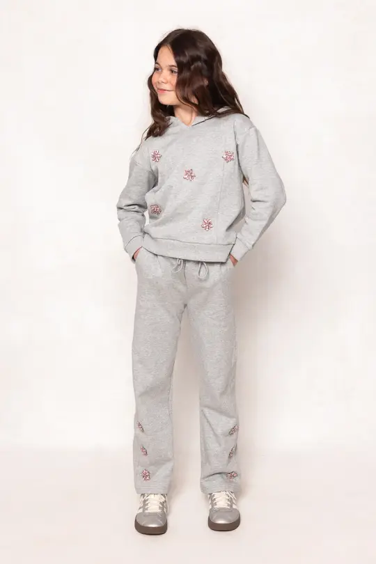 Mini Skylar Sweatpants in Heather Gray