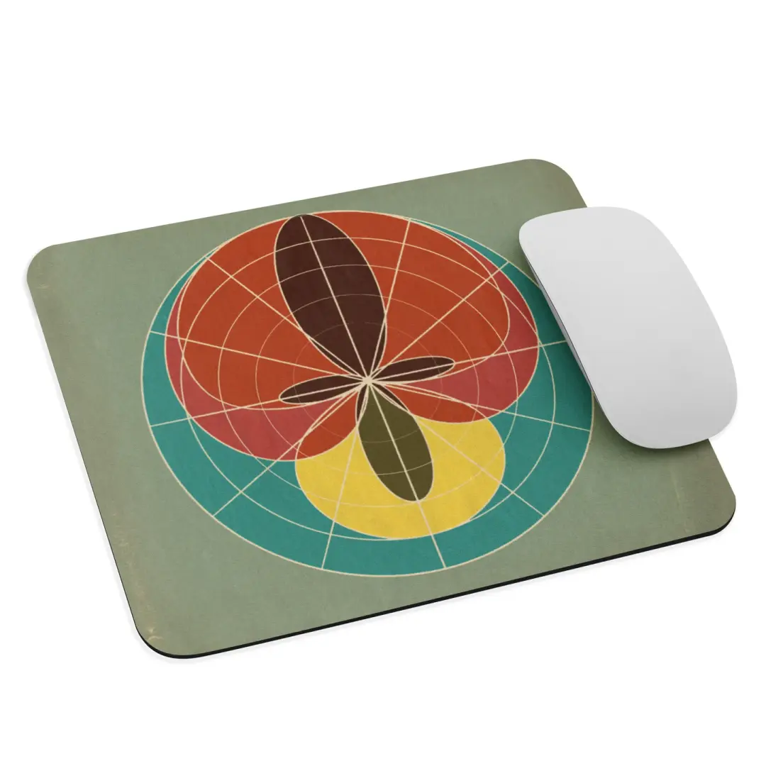 Polar Pattern Mouse Pad
