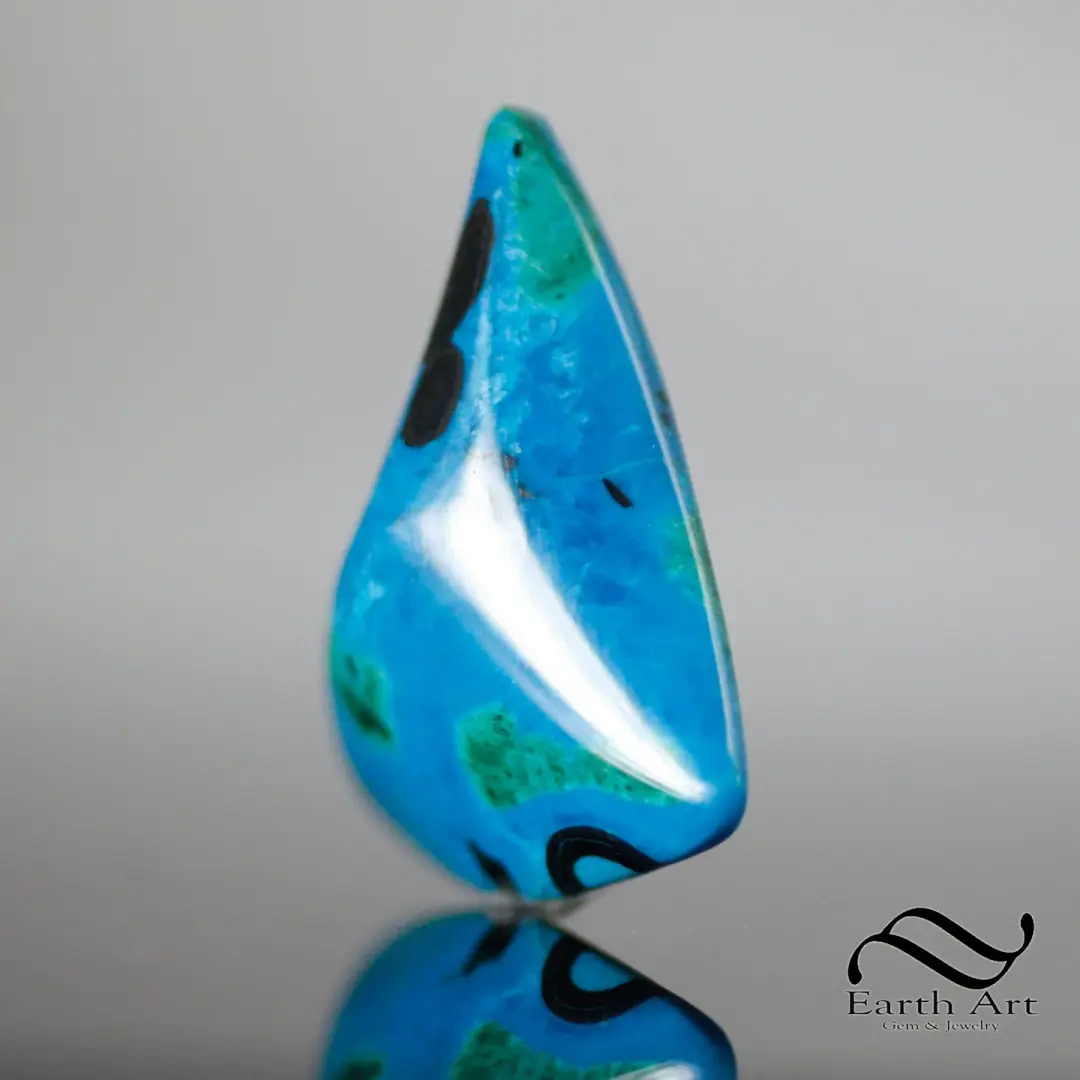 Carved Specimen Chrysocolla From the Ray Mine - Arizona