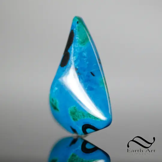 Carved Specimen Chrysocolla From the Ray Mine - Arizona