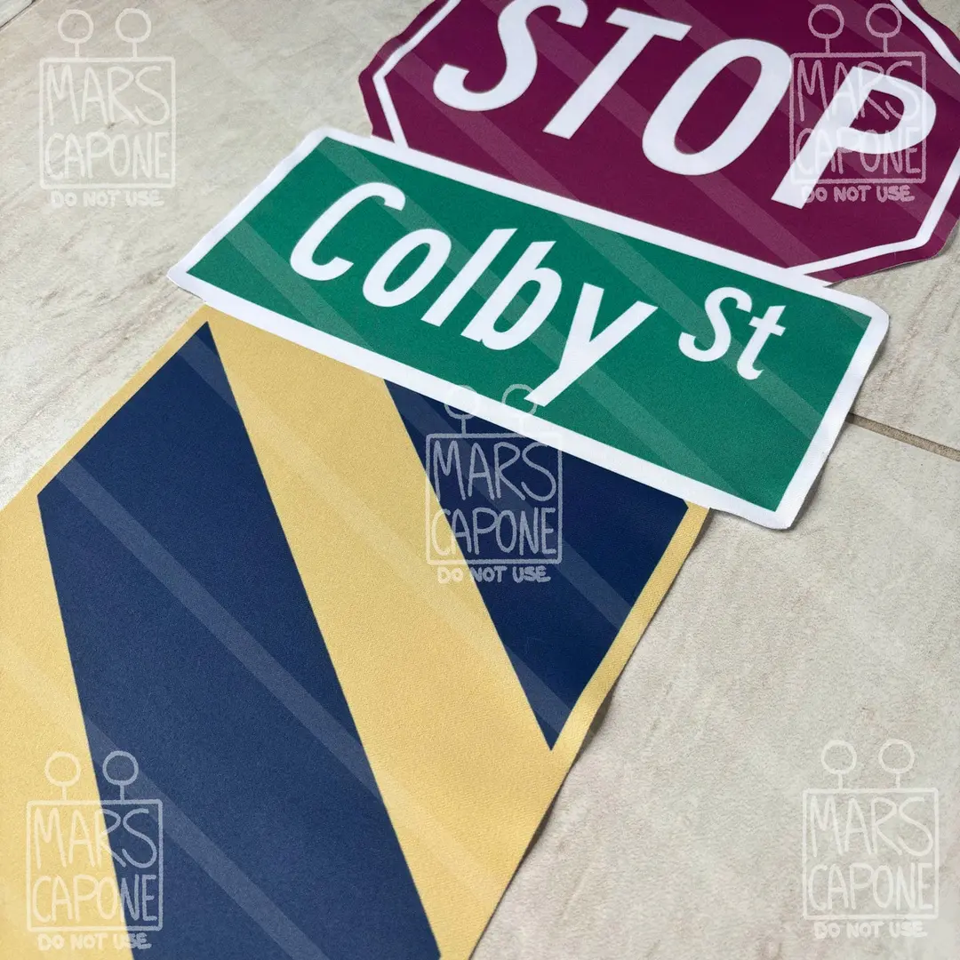 Road Signs Pin Banner