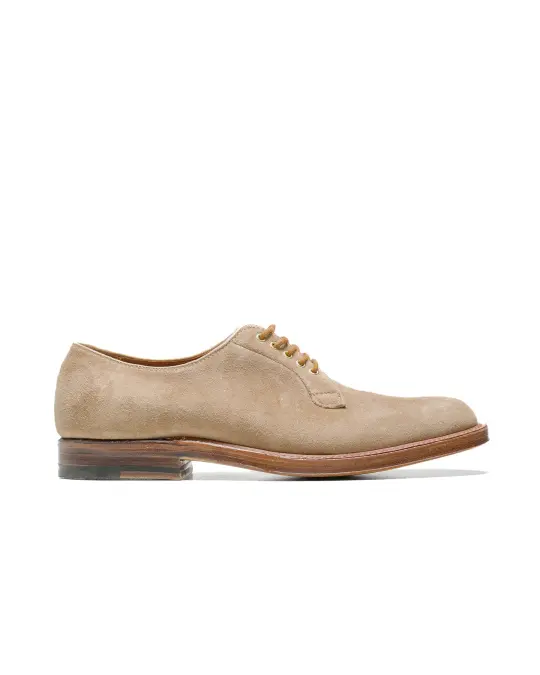 Alden Plain Toe Blucher Tan Suede G2401