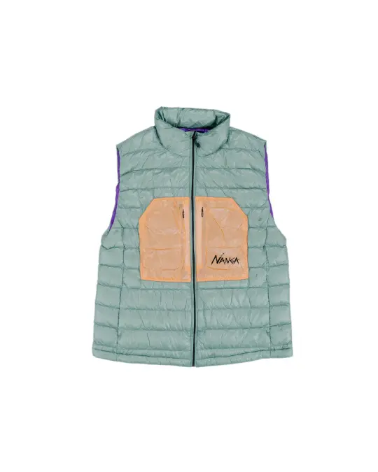 Nanga Ultilight Down Vest Packable Aloe Green