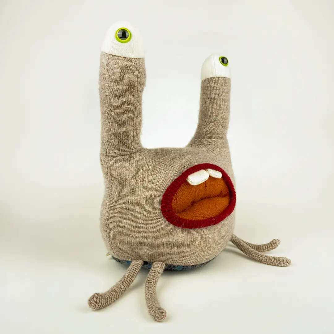 Jimmy the tentacle eyed plush friendly monster