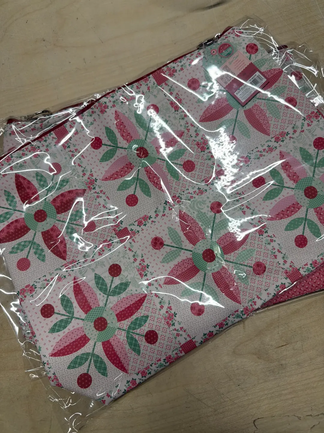 Berry & Sage Vinyl Pouch