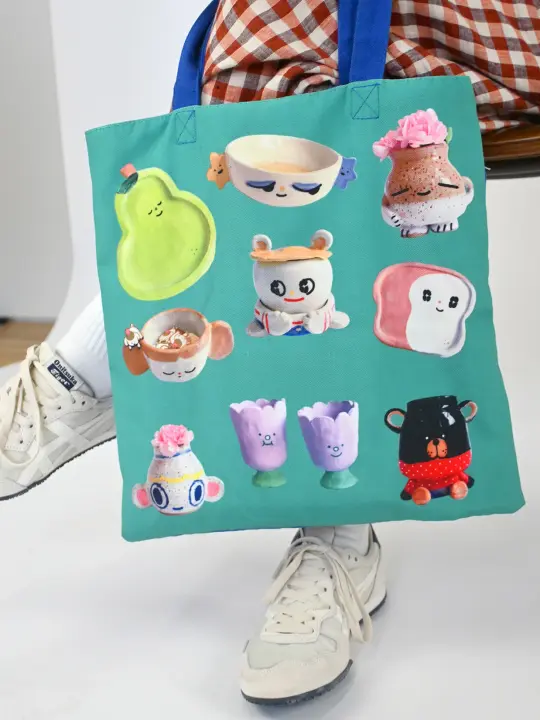 "Ceramic Party" tote bag