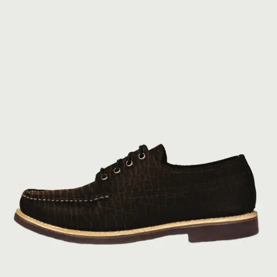 Chocolate Bison Fishing Oxford W/ Oxford Sole