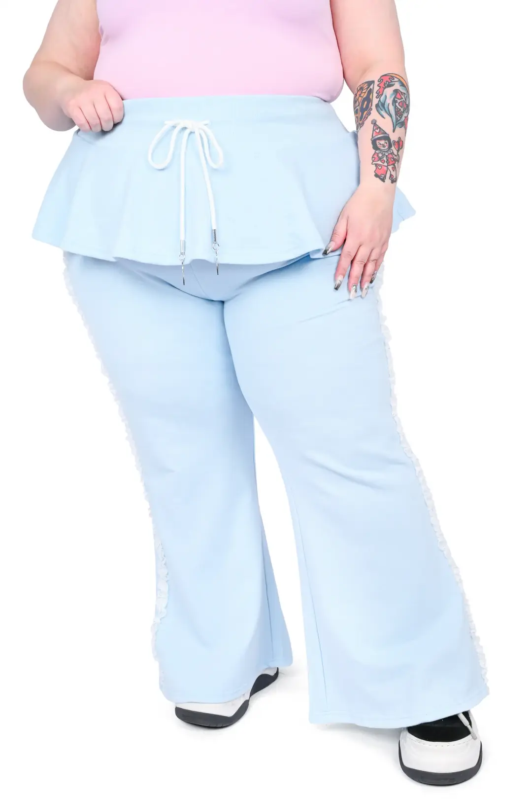 Halo Angel Wing Joggers - Blue