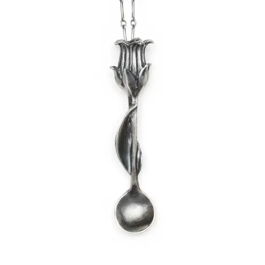 The Witch's Spoon. Sterling Silver Necklace.