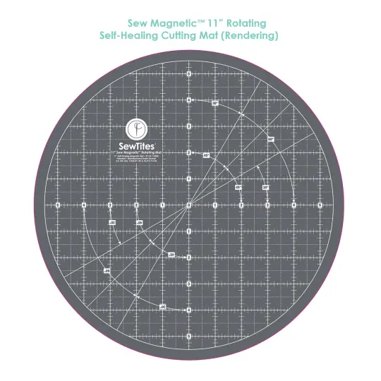 Sew Magnetic 11in Rotating Self-Healing Cutting Mat