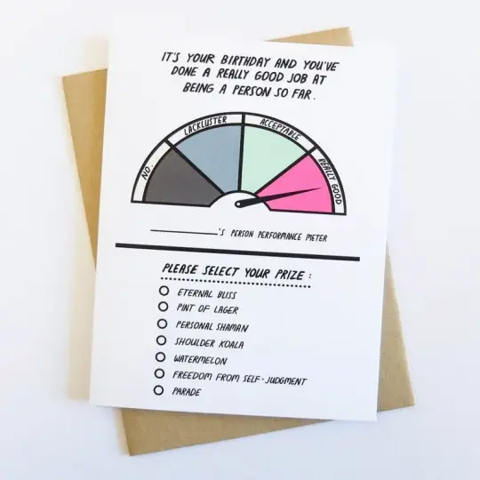 Birthday Meter Card