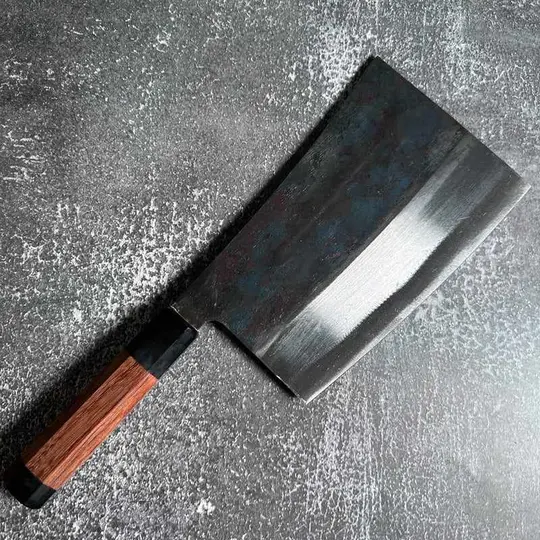 Fook Kee Model #3 192mm Chinese Meat Cleaver - Exclusive Wa Handle