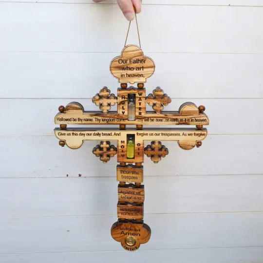 The Lord's Prayer Crosses From The Holy Land