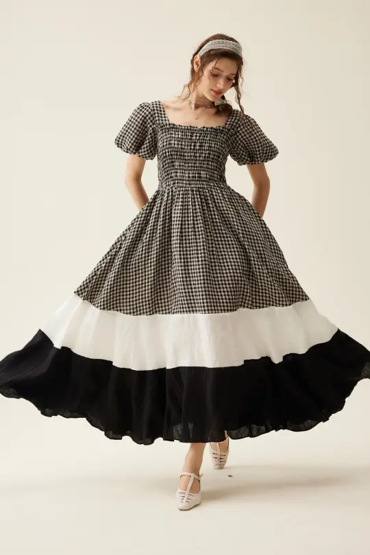 Ocean 15 | smocking linen dress